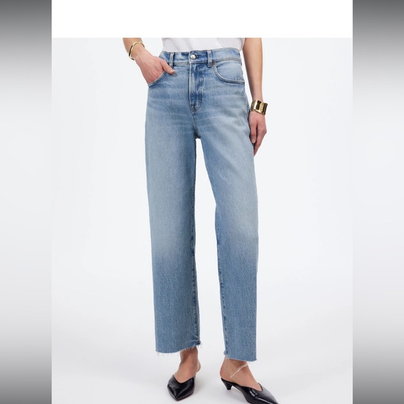 Madewell Light Blue Straight Leg Jeans 27 - Picture 2 of 5